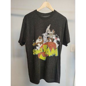 Space Jam Looney Toons 90's Mens Tune Squad Team Tee Jordan Sz L
